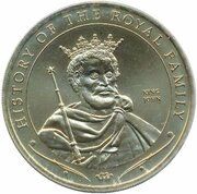 1 Dollar - Elizabeth II King John, Cook Islands, 2010 reverse image