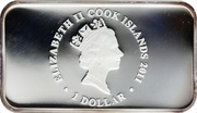 1 Dollar - Elizabeth II Black rabbit obverse image