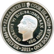 1 Dollar - Elizabeth II Federation Jubilee Florin obverse image