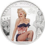1 Dollar - Elizabeth II Marilyn Monroe, Cook Islands, 2011 reverse image