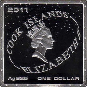 1 Dollar - Elizabeth II First Man in Space obverse image