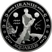 1 Dollar - Elizabeth II Aquarius, Cook Islands, 2011 reverse image