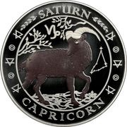 1 Dollar - Elizabeth II Capricorn, Cook Islands, 2011 reverse image