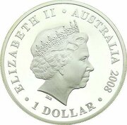 1 Dollar - Elizabeth II 4th Portrait - The First Fleet - Silver Proof obverse image