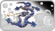 1 Dollar - Elizabeth II Year of the Dragon, Cook Islands, 2012 reverse image