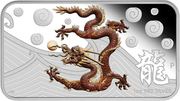 1 Dollar - Elizabeth II Year of the Dragon, Cook Islands, 2012 reverse image