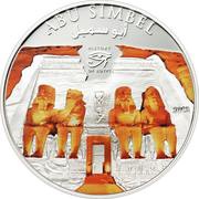 1 Dollar - Elizabeth II Abu Simbel, Cook Islands, 2012 reverse image