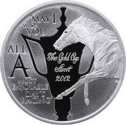 1 Dollar - Elizabeth II The Ascot Gold Cup, Cook Islands, 2012 reverse image
