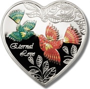 1 Dollar - Elizabeth II Eternal Love, Cook Islands, 2013 reverse image