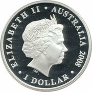 1 Dollar - Elizabeth II 4th Portrait - HRH The Prince of Wales 60th Birthday obverse image