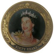 1 Dollar - Elizabeth II Queen wearing small crown, Cook Islands, 2013 reverse image