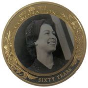 1 Dollar - Elizabeth II Queen Elizabeth II, Cook Islands, 2013 reverse image