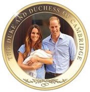 1 Dollar - Elizabeth II The Duke and Duchess of Cambridge, Cook Islands, 2013 reverse image