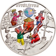 1 Dollar - Elizabeth II Treasure, Cook Islands, 2013 reverse image