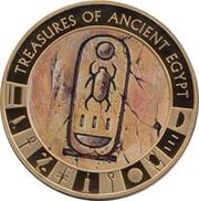 1 Dollar - Elizabeth II Egyptian Cartouche, Cook Islands, 2013 reverse image