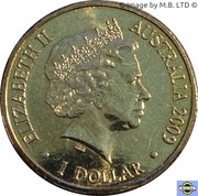 1 Dollar - Elizabeth II 4th Portrait - Year of the Ox obverse image