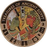 1 Dollar - Elizabeth II Tomb Wall Paintings, Cook Islands, 2013 reverse image