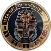 1 Dollar - Elizabeth II King Tutankhamun, Cook Islands, 2013-2018 reverse image