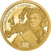 1 Dollar - Elizabeth II Congress of Vienna, Cook Islands, 2014 reverse image