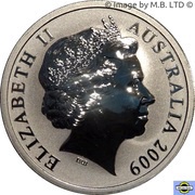 1 Dollar - Elizabeth II 4th Portrait - Kangaroo; Ken Done obverse image