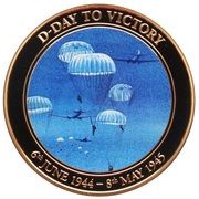 1 Dollar - Elizabeth II AirBorne Operation, Cook Islands, 2014 reverse image
