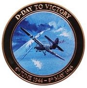 1 Dollar - Elizabeth II Horsa Gliders At Pegasua Bridge, Cook Islands, 2014 reverse image