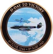 1 Dollar - Elizabeth II RAF Meteor Defeats V-1 Flying Bomb, Cook Islands, 2014 reverse image