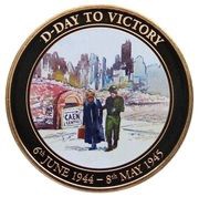 1 Dollar - Elizabeth II The Battle For Caen, Cook Islands, 2014 reverse image