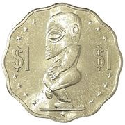 1 Dollar - Elizabeth II 4th portrait reverse image