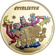 1 Dollar - Elizabeth II Friends in UFO, Cook Islands, 2015 reverse image