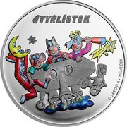 1 Dollar - Elizabeth II Friends in UFO, Cook Islands, 2015 reverse image