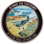 1 Dollar - Elizabeth II Invasion Of Okinawa, Cook Islands, 2015 reverse image