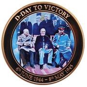 1 Dollar - Elizabeth II The Yalta Conference, Cook Islands, 2015 reverse image