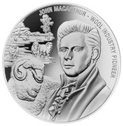 1 Dollar - Elizabeth II John MacArthur, Cook Islands, 2016 reverse image