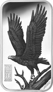 1 Dollar - Elizabeth II Wedge-tailed Eagle, Cook Islands, 2016 reverse image