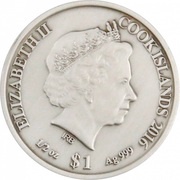 1 Dollar - Elizabeth II Rose in your Heart obverse image