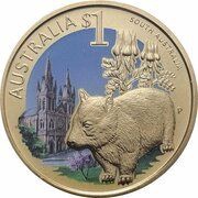 1 Dollar - Elizabeth II 4th Portrait - South Australia, Australia, 2009 reverse image