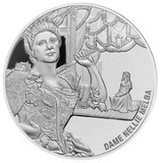 1 Dollar - Elizabeth II Dame Nellie Melba, Cook Islands, 2016 reverse image