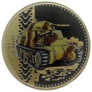 1 Dollar - Elizabeth II M3 Lee, Cook Islands, 2016 reverse image
