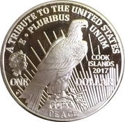 1 Dollar - Elizabeth II 1964 USA Peace Dollar obverse image
