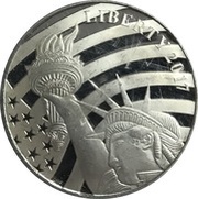 1 Dollar - Elizabeth II Liberty, Cook Islands, 2017 reverse image