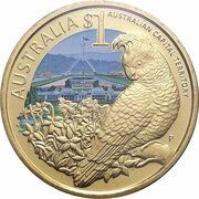 1 Dollar - Elizabeth II 4th Portrait - Australian Capital Territory reverse image