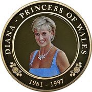 1 Dollar - Elizabeth II Princess Diana attending Swan Lake reverse image