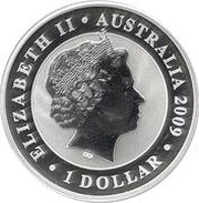 1 Dollar - Elizabeth II 4th Portrait - Koala - Silver Bullion Coin obverse image
