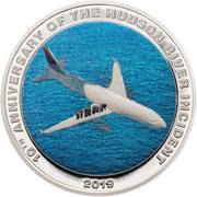 1 Dollar - Elizabeth II Hudson River Incident, Cook Islands, 2019 reverse image
