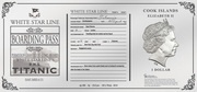 1 Dollar - Elizabeth II Titanic Rose Ticket obverse image