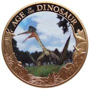 1 Dollar - Elizabeth II Quetzalcoatlus, Cook Islands, 2019 reverse image
