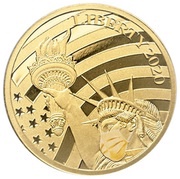1 Dollar - Elizabeth II Protecting Liberty, Cook Islands, 2020 reverse image
