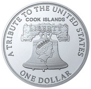 1 Dollar - Elizabeth II Flowing Hair Dollar obverse image