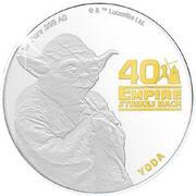 1 Dollar - Elizabeth II Yoda, Cook Islands, 2020 reverse image